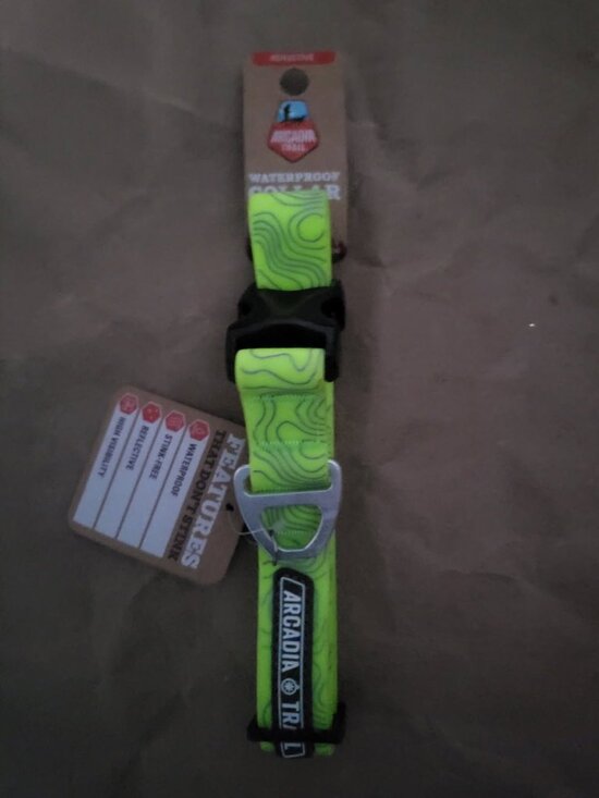 Arcadia Trail Other - Arcadia Trail Stink Free Waterproof Reflective Dog Collar - M New With Tags